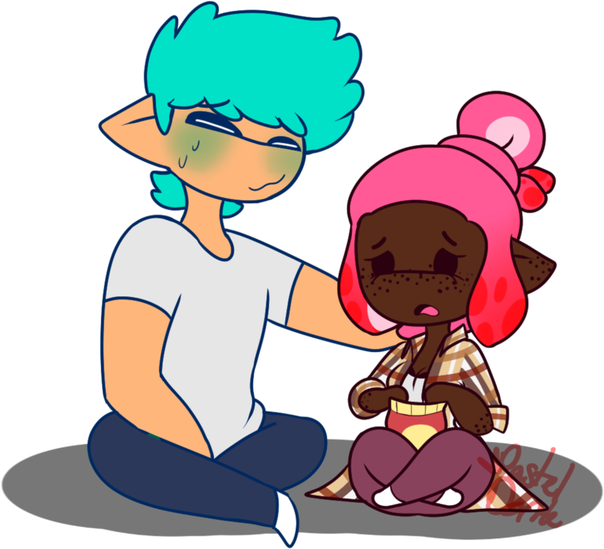 When The Chip Bag Is Empty And You're Lazy By Undeaddante - Cartoon (932x856)