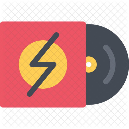 Vinyl Record Icon - Phonograph Record (512x512)