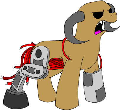 Puppy Horse Dog Like Mammal Horse Mammal Vertebrate - Cartoon (427x392)