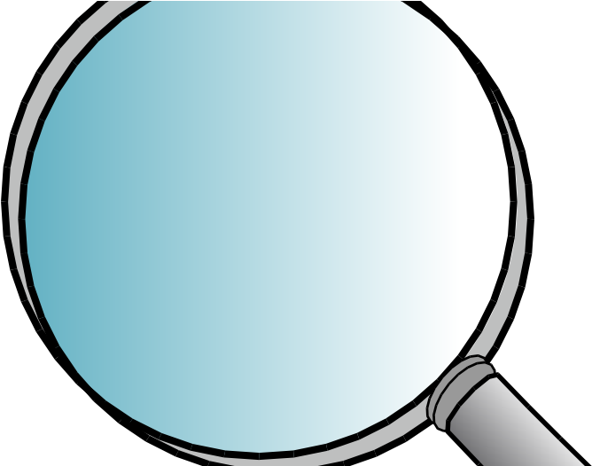 One Classroom, One Heart - Magnifying Glass Clipart (1000x525)