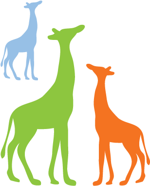 Service Suite - Silhouette Of Giraffe (323x402)