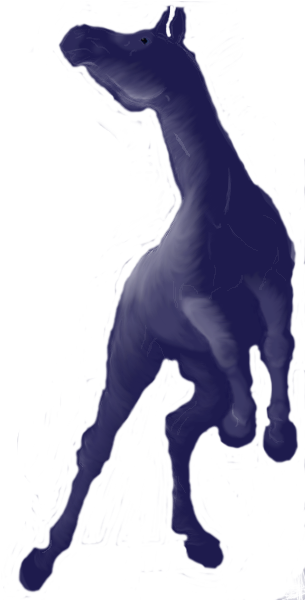 Pearl Moon Horse - Horse (400x599)