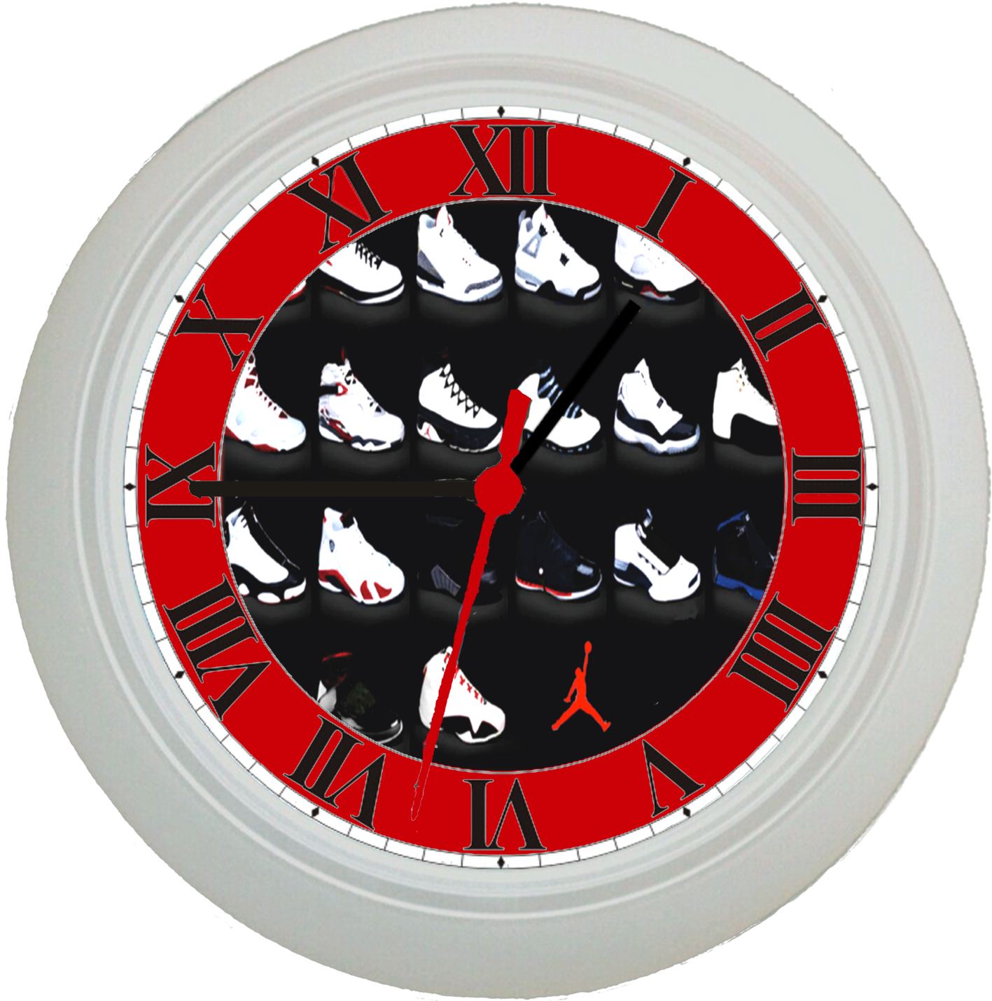 Air Jordan Retro Collection Wall Clock - Air Jordan (1490x1600)