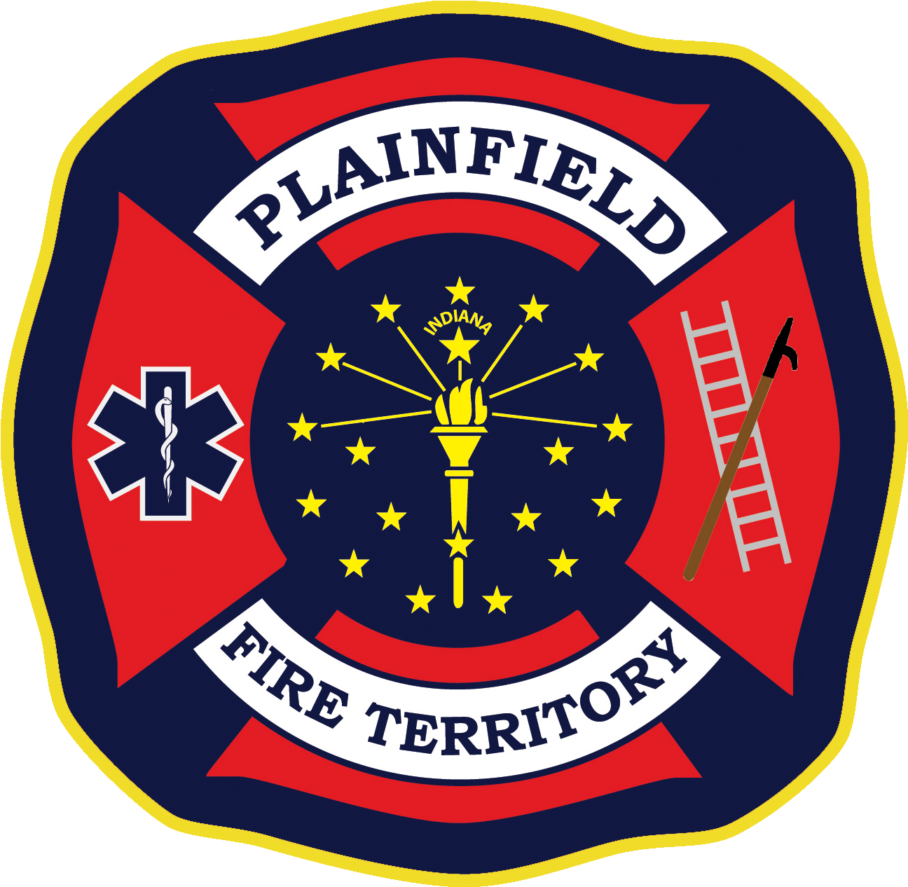 Plainfield Fire - Gallopade Publishing Group Indiana Flag Sticker (9780635116468) (1336x1308)