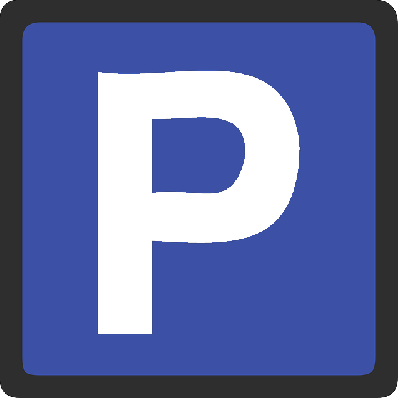 Sign, Stop, Symbol, Car, Information, Parking, Park - Park Tabelası Png (800x800)