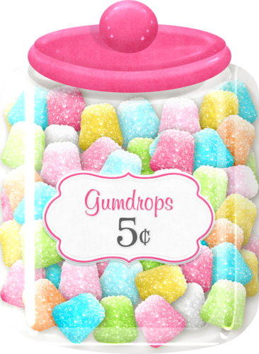 Cute Clipart ❤ Candy Jar - Cute Clipart ❤ Candy Jar (366x500)