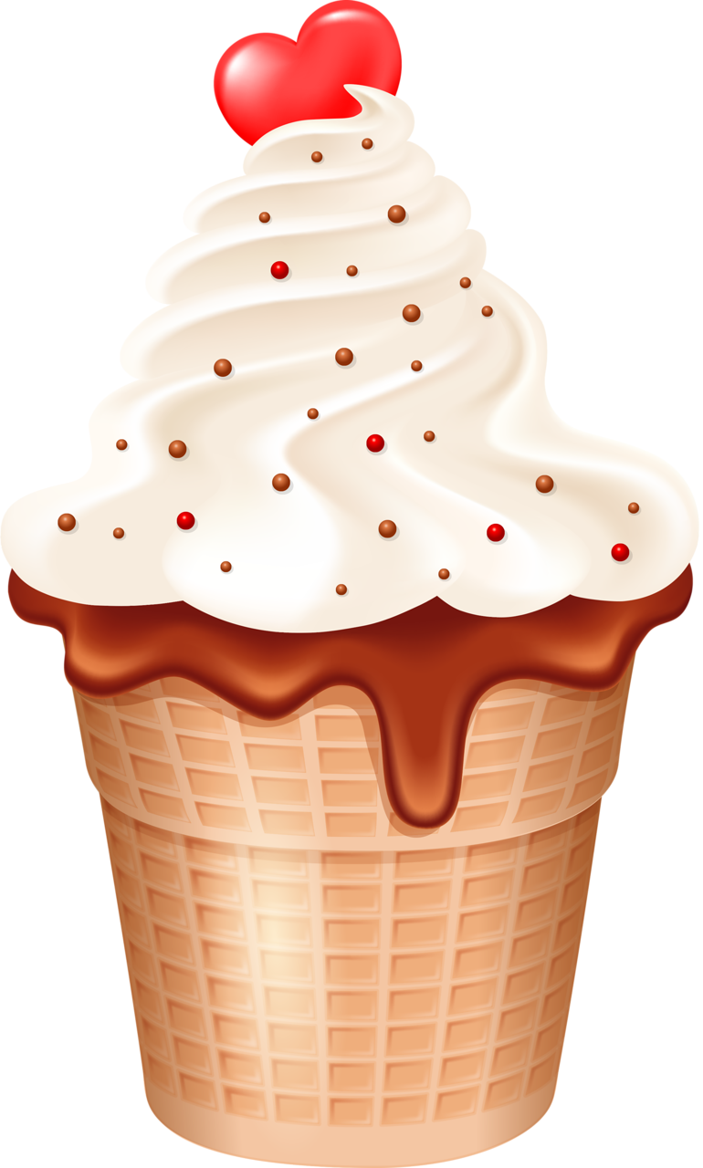 Cute Clipart ❤ ○••°‿✿⁀ice Cream‿✿⁀° - Мороженое Рисунок Пнг (770x1280)