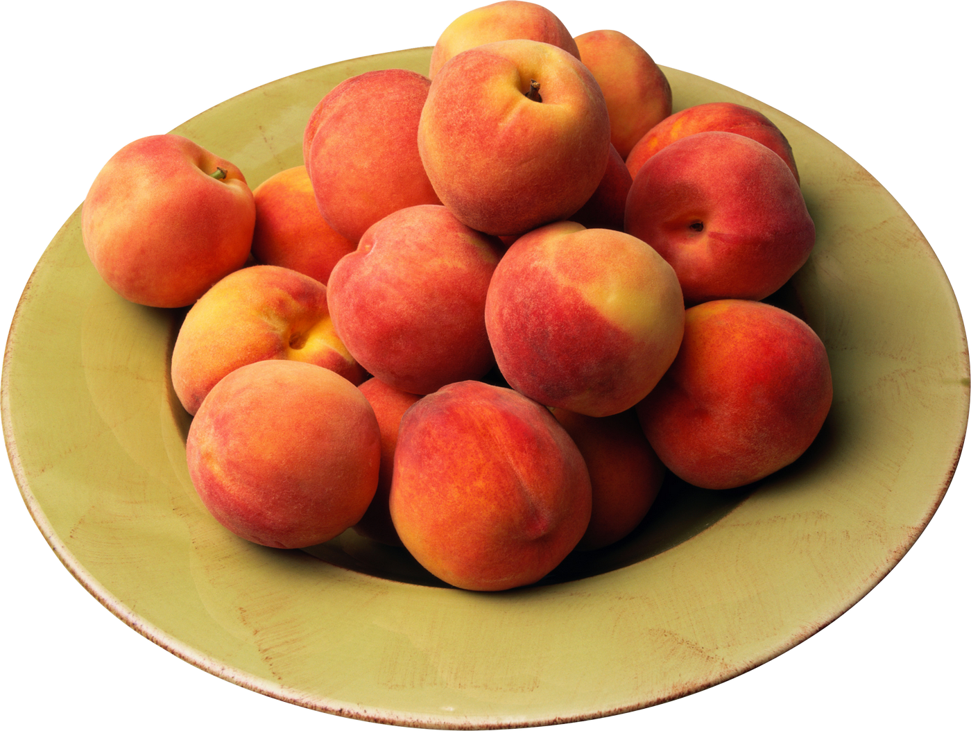 Peach On A Plate (1400x1054)