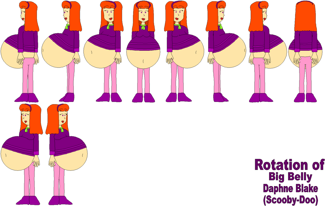 Big Belly Daphne Rotation By Angry-signs - Big Belly Daphne Rotation By Angry-signs (1122x712)