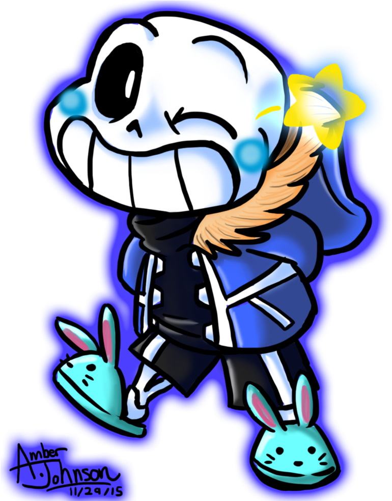 Chibi Sans Winking By Tabbywesa - Winking Chibi (813x983)