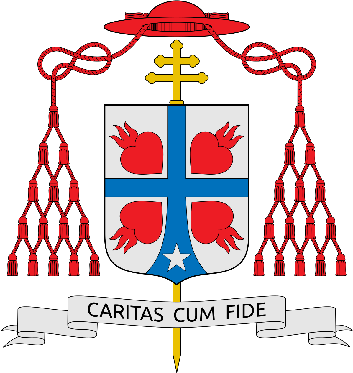 Leo Cardinal Burke Coat Of Arms (1200x1273)