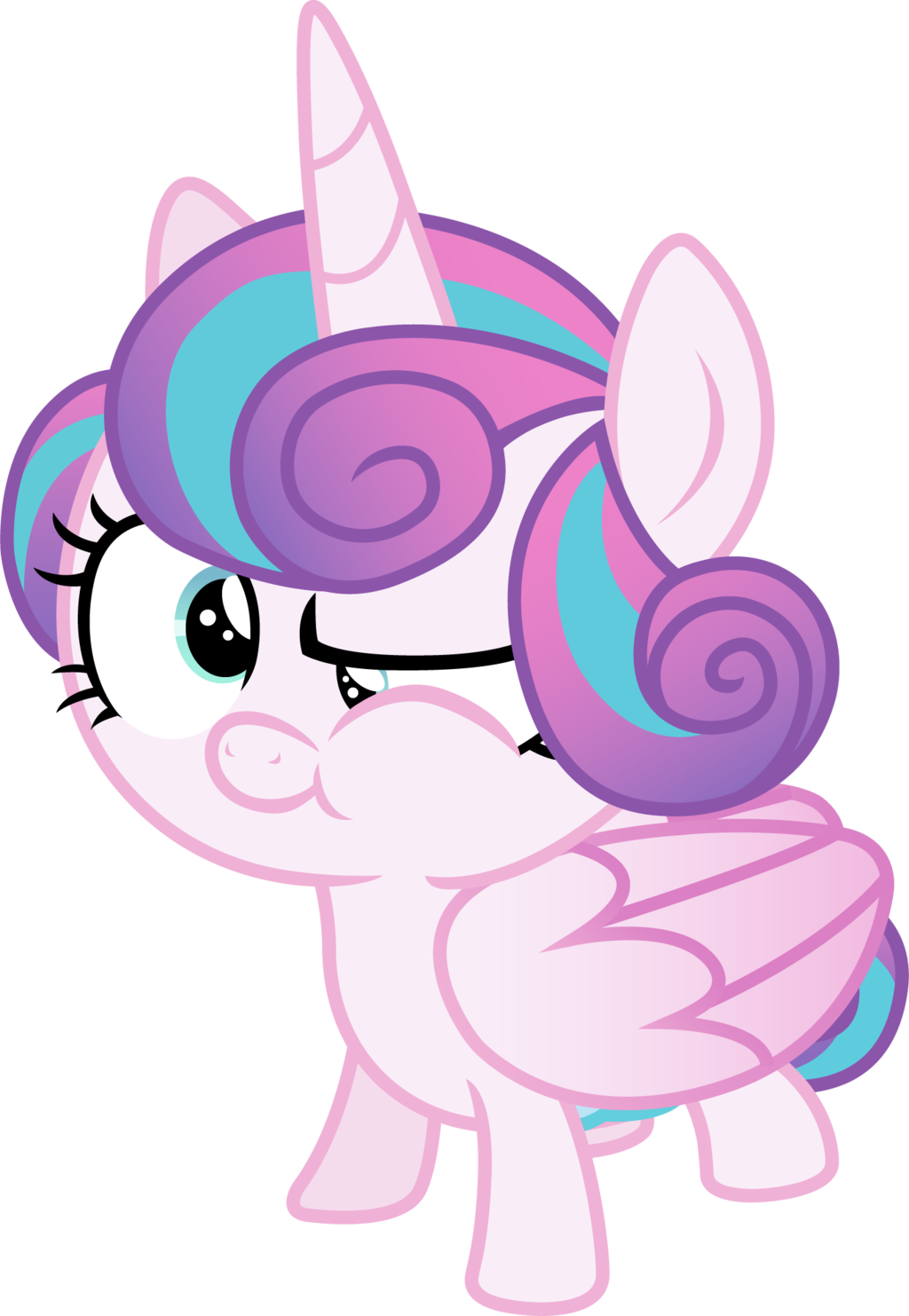 Princess Flurry Heart By Davidsfire - Mlp Flurry Heart Baby Vector (1024x1483)