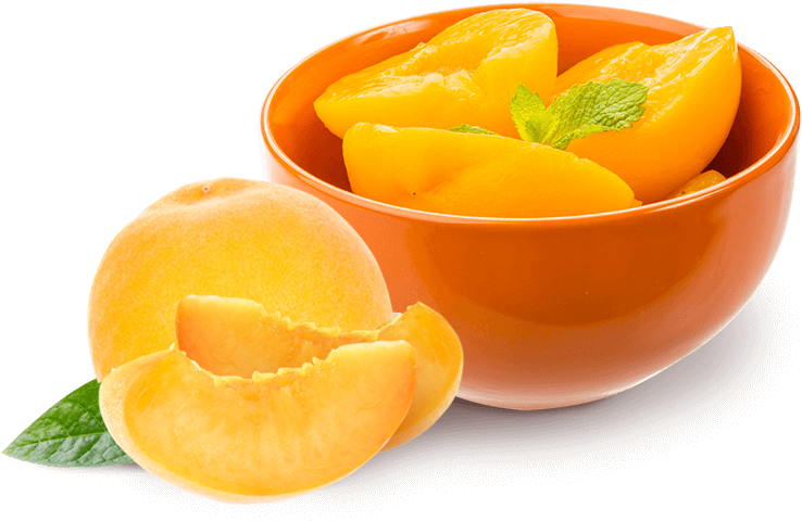 Peaches - Bowl Of Peaches Png (800x614)