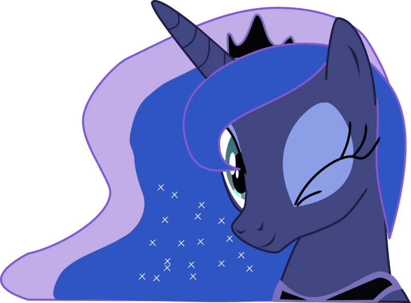 Winking Luna By Nero-narmeril - Winking Luna (800x589)