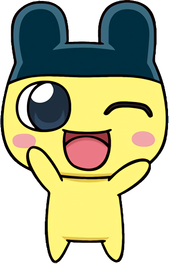Mametchi Anime Winking - Tamagotchi Characters Mametchi (344x536)
