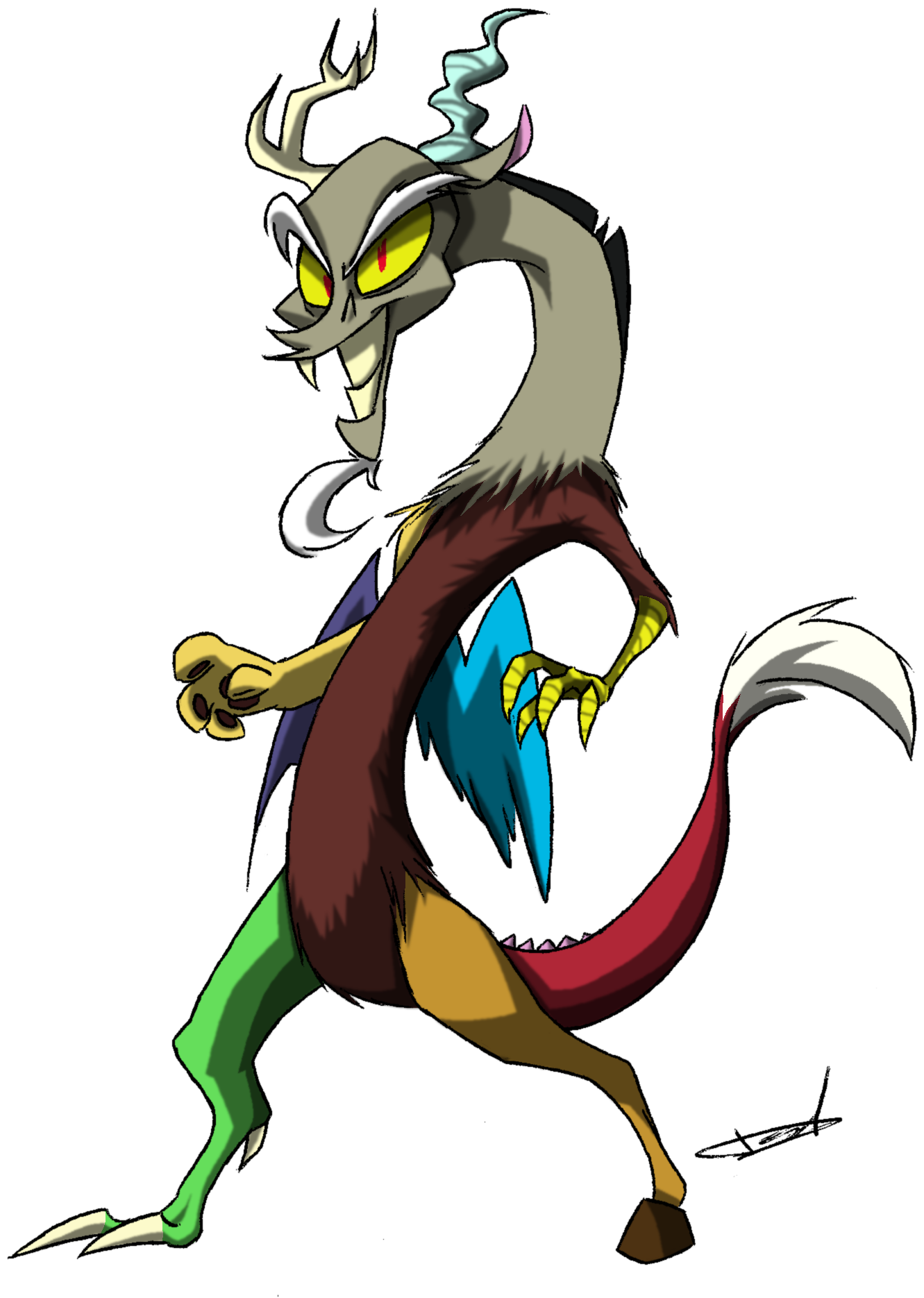 Discord By Quynzel Discord By Quynzel - My Little Pony: Friendship Is Magic (1447x1977)