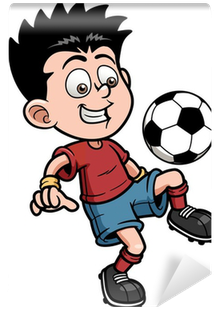 Vector Illustration Soccer Player Wall Mural • Pixers® - Vector Graphics (400x400)