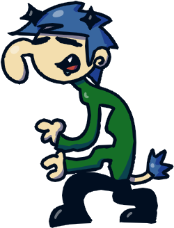 A Genuinely Terrible Drawing Of Deerfloyd By G0atfac3 - Drawing (350x400)