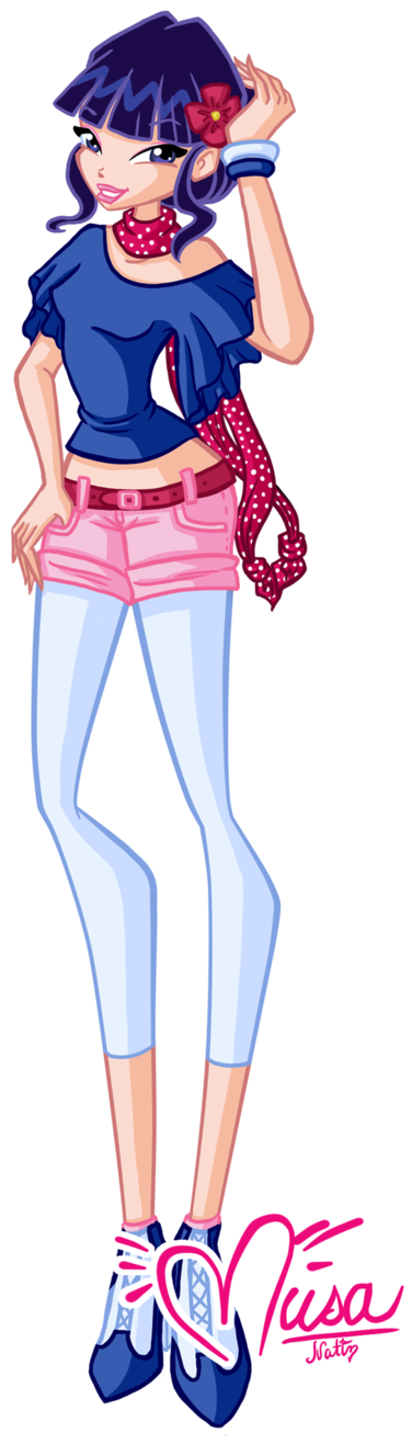 Musa Of Winx Cafe Style - Winx Club Musa Outfits (577x1384)