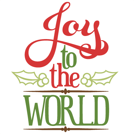 Christmas Clip Art Joy To The World Christmas Clip - Hero Arts Mounted Rubber Stamps Joyful Greetings, Red (432x432)
