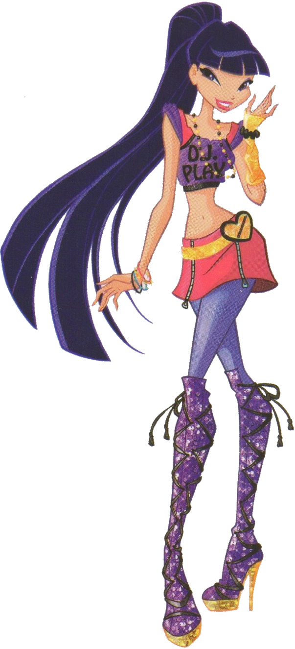 Winx Club Musa S5 Pose25 - Winx Club Musa Disco (603x1324)
