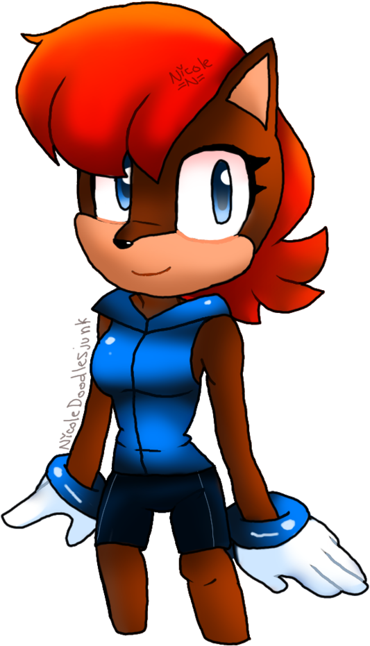 Sally Acorn By Nicoledoodlesjunk - Cartoon (730x1095)