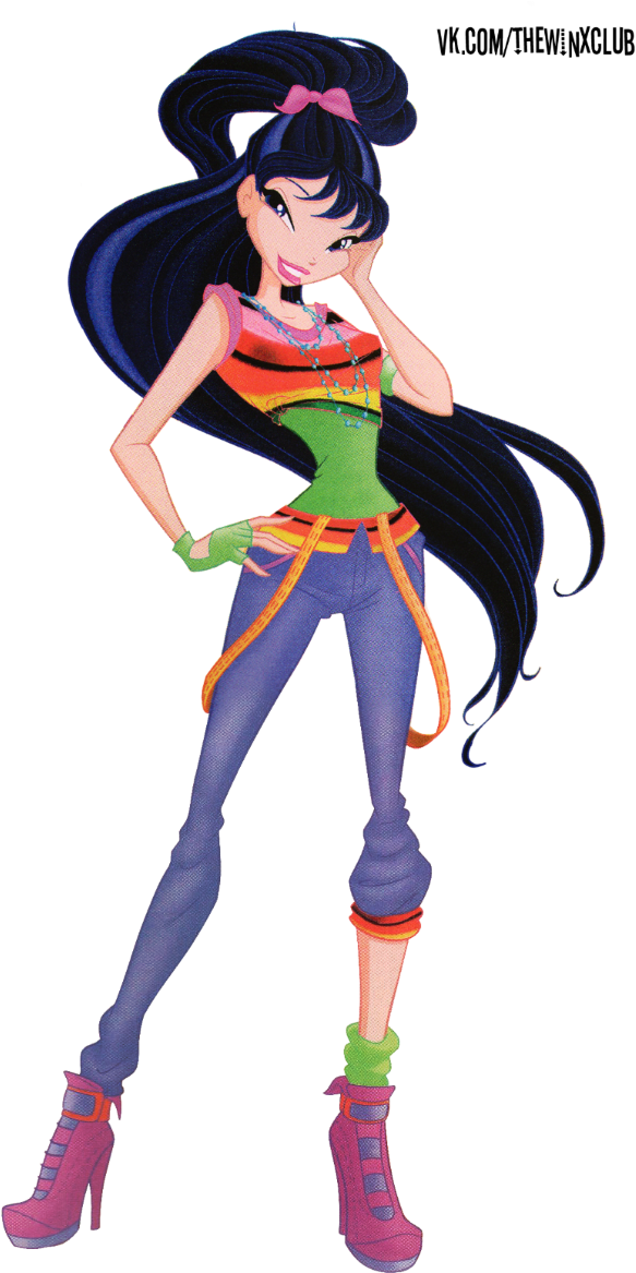 New Winx Club Musa Magical Hip Hop Png - Winx Club (611x1172)