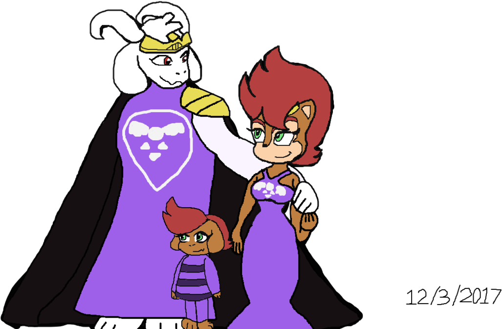 The Dreemurr Acorn Family By Elzathehedgehog - Acorn (1165x686)