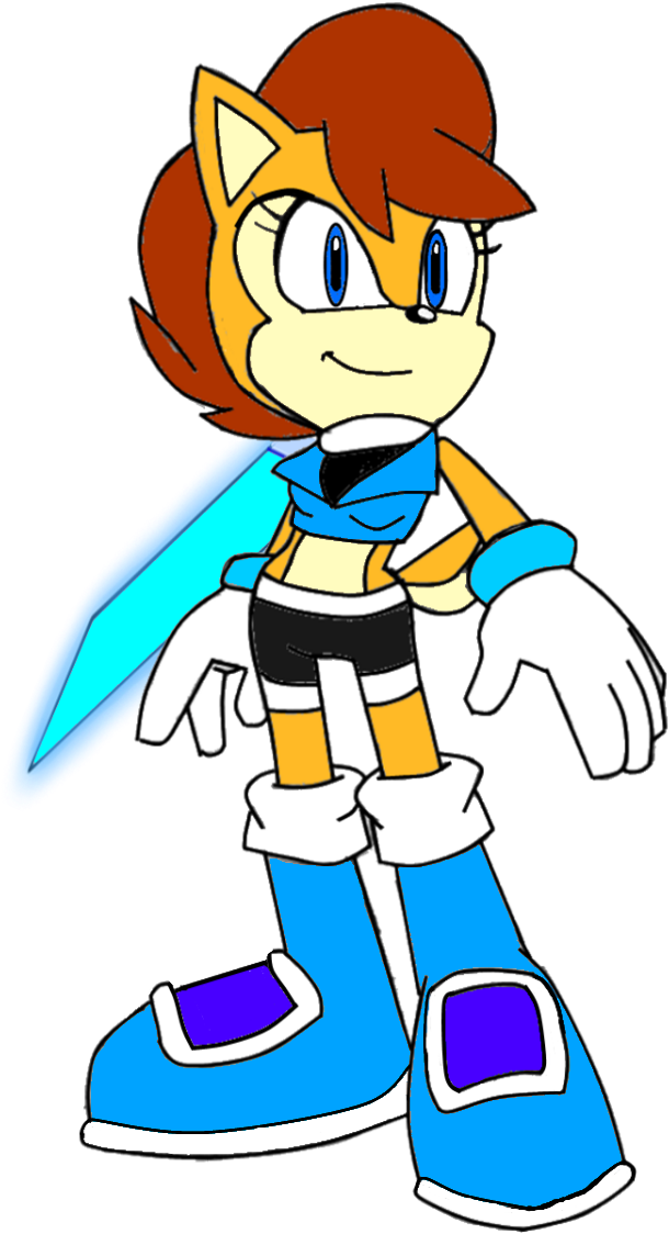 Sally Alicia Acorn New Look 2013 Sa Blade Mode - Sally Acorn New Look (617x1127)