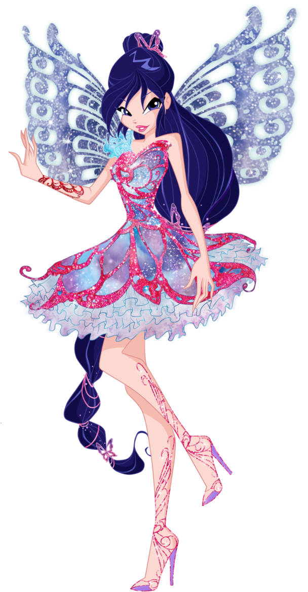 Winx Musa Butterflix Basic Pose 2d By Musawinx1-d8yxwg2 - Imagenes De Winx Musa (670x1193)
