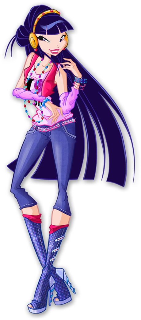 Musa Is The Guardian Fairy Of Music From Melody And - Winx Club Musa Outfits (777x1200)