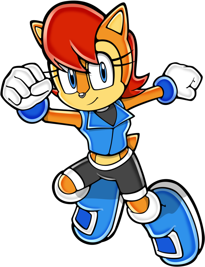 Sally Acorn In Sonic X - Sally Acorn Z Sonica (813x983)