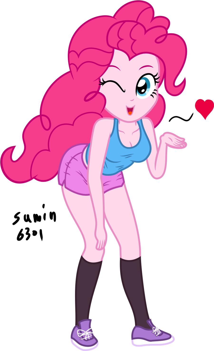 Pinkie Pie - Equestria Girls Pinkie Pie Hot (1023x1529)