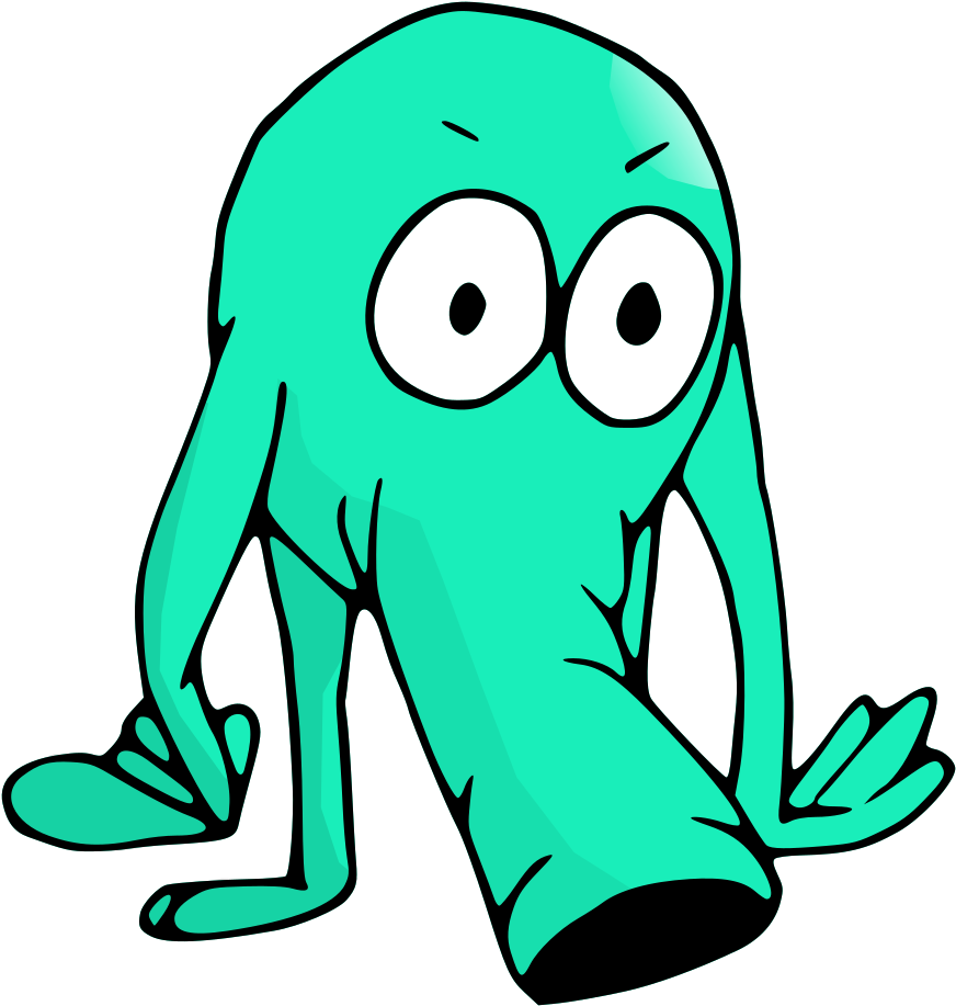 Small Monster - Rooweb Clipart - Paw (955x1000)
