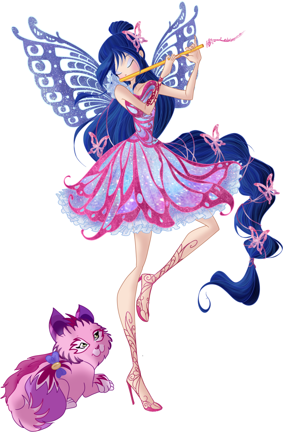 Musa Butterflix By Cogwheelfairy Musa Butterflix By - Musa Butterflix (1024x1592)