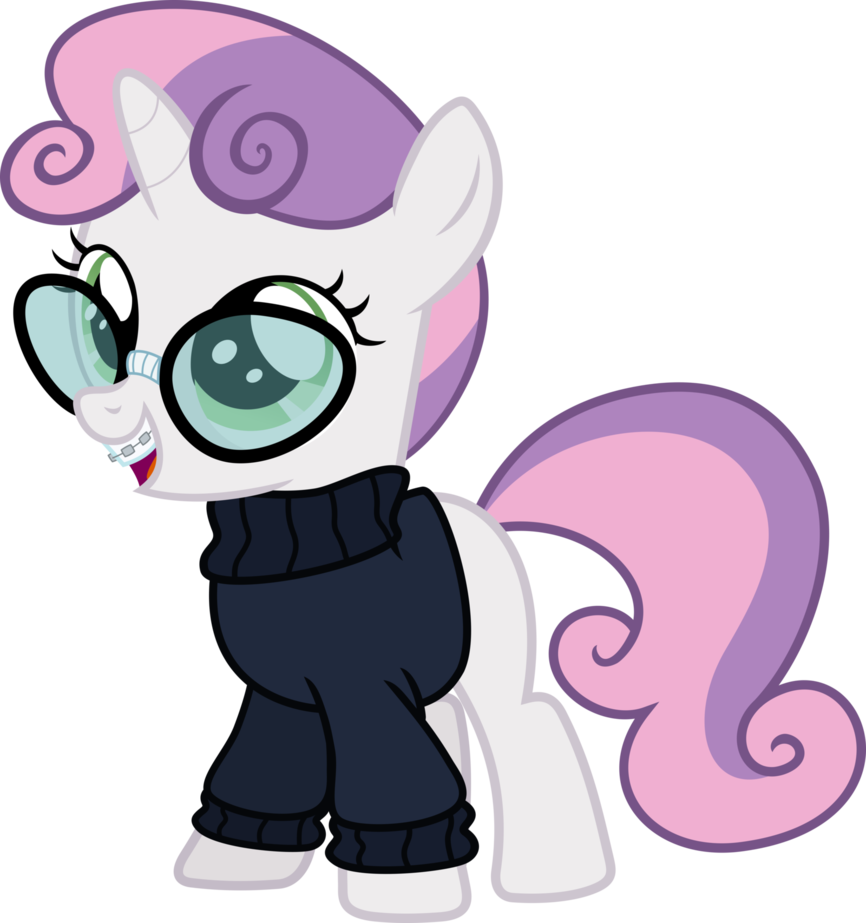 Nerdy Sweetie Belle By Magister39 - Halloween Sweetie Belle (866x923)