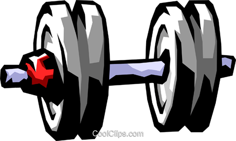 Hantel Clipart - Dumbbell Clip Art (480x287)
