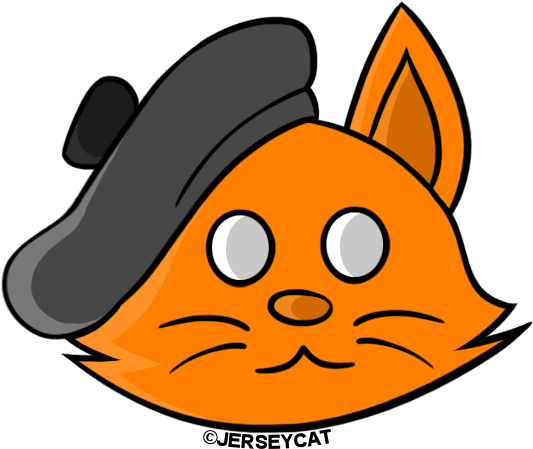 A Cat By Jersey-cat - A Cat By Jersey-cat (564x534)