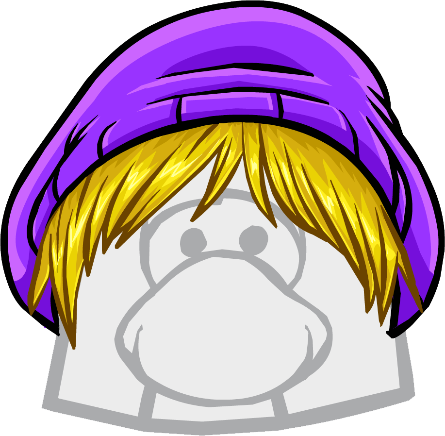 The Violet Beret - Club Penguin The Flip (917x898)