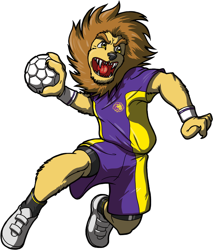 Handball Lion Comission By Alexsanlyra - Handball (750x1000)