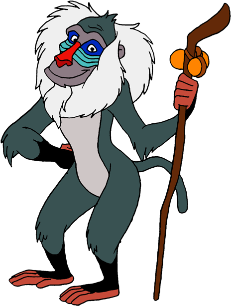 Rafiki - Lion King Rafiki Png (498x630)