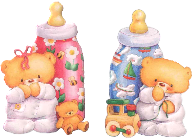 Publicado Por Marcos Gratis Para Tus Fotos, Png En - Ositas Tiernas Para Baby Shower (682x506)