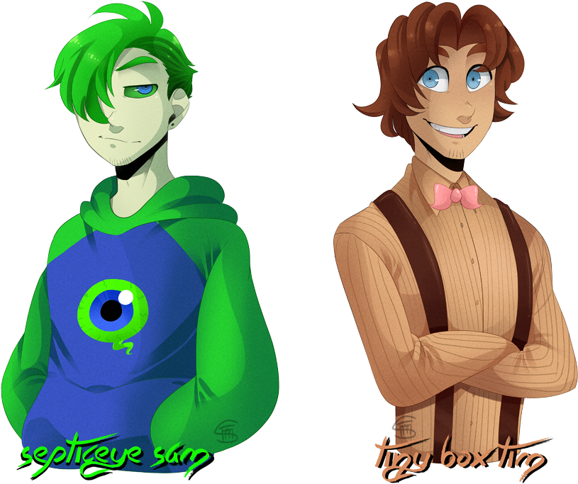 Septiceye Sam Floating Megane San (1000x750)