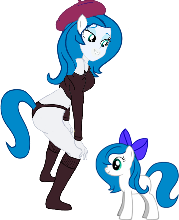 Multilazyazz23, Beret, Bow, Clothes, Equestria Girls, - Cartoon (885x902)