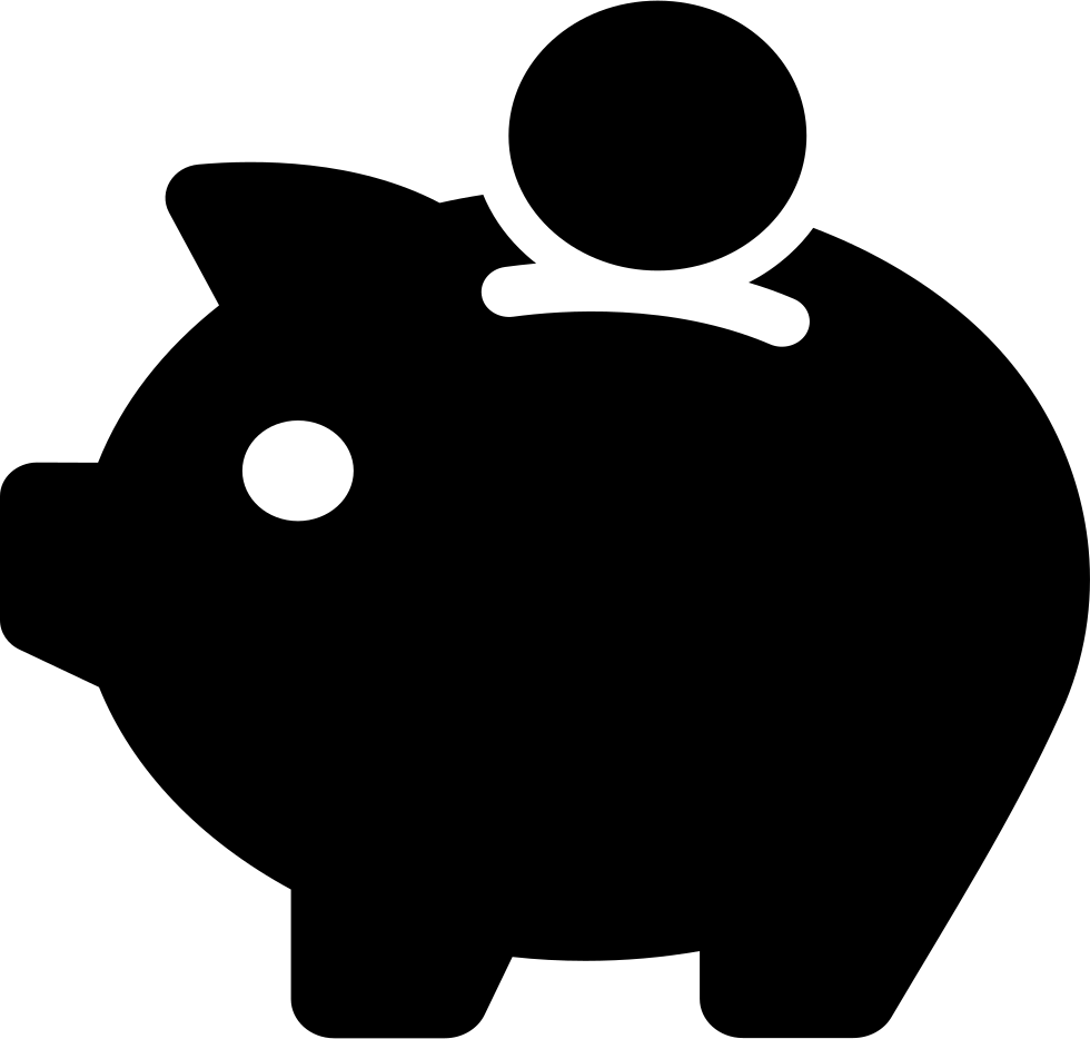 Png File - Free Piggy Bank Icon (980x934)