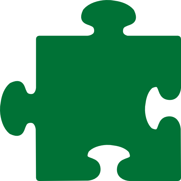 Puzzle Pieces Clip Art (600x600)