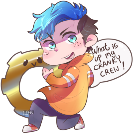 Top Images For Chibi Ethan Crank On Picsunday - Gamer (500x500)