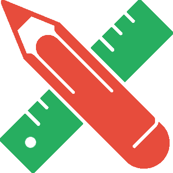 Best Courses - Pencil And Ruler Icon (356x356)