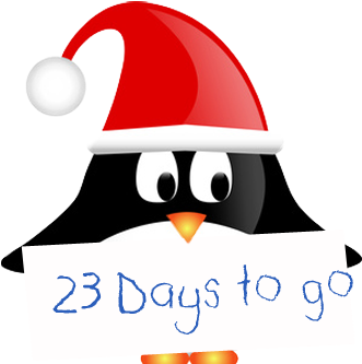 23 - Retractable Badge Holder - Christmas Penguin (380x400)