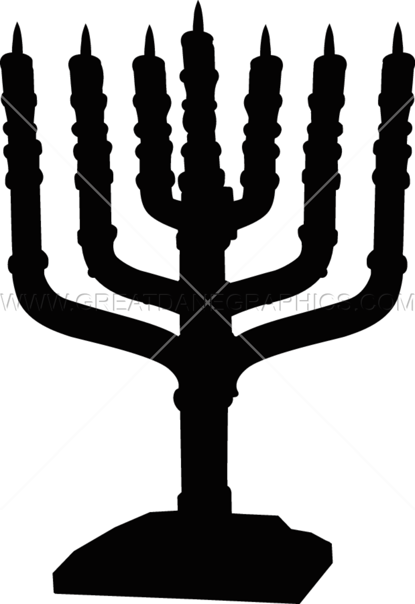 Menorah & Dreidel - Dreidel Silhouette (825x1200)